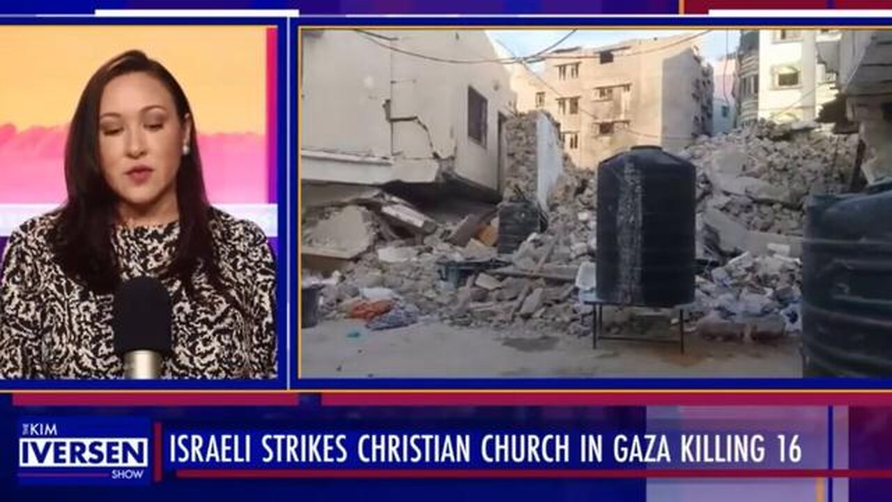 ISRAEL GAZA WAR CHRISTIAN PALESTINIAN CHURCH BOMBED IN GAZA