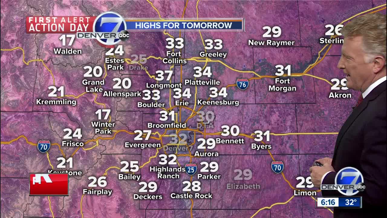 Wednesday evening forecast