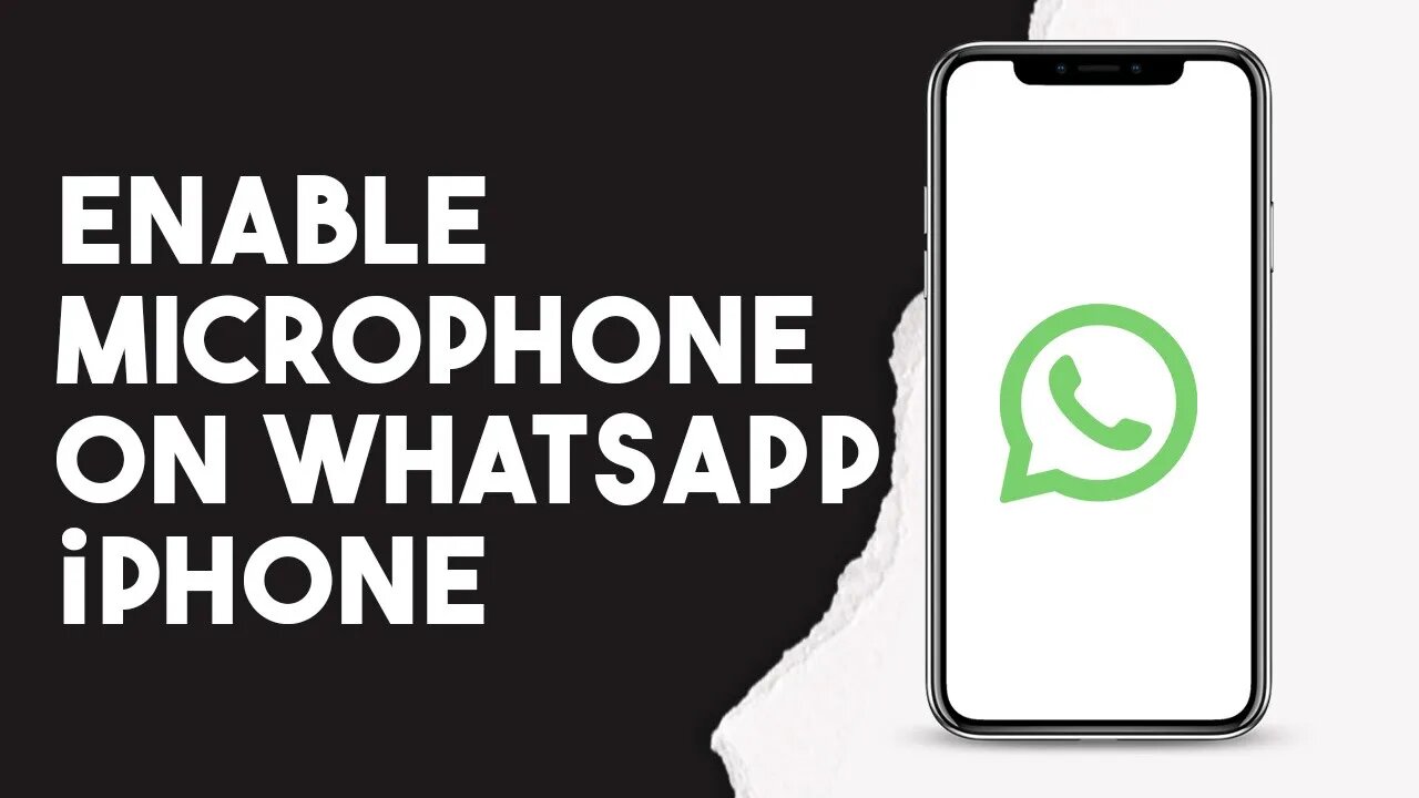 How To Enable Microphone On Whatsapp Iphone