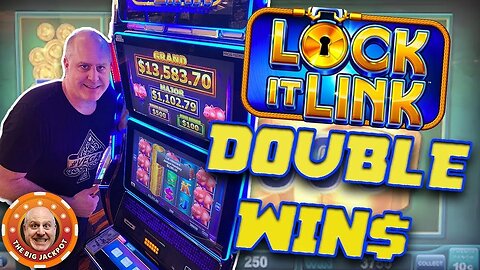 🔒 DOUBLE JACKPOTS 🔒 Lock It Link - $25 Max Bet Nightlife & Piggy Bankin' Bonus Jackpot Wins!