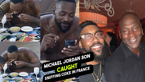 Michael Jordan Son Caught Sniffing Coke In South of France