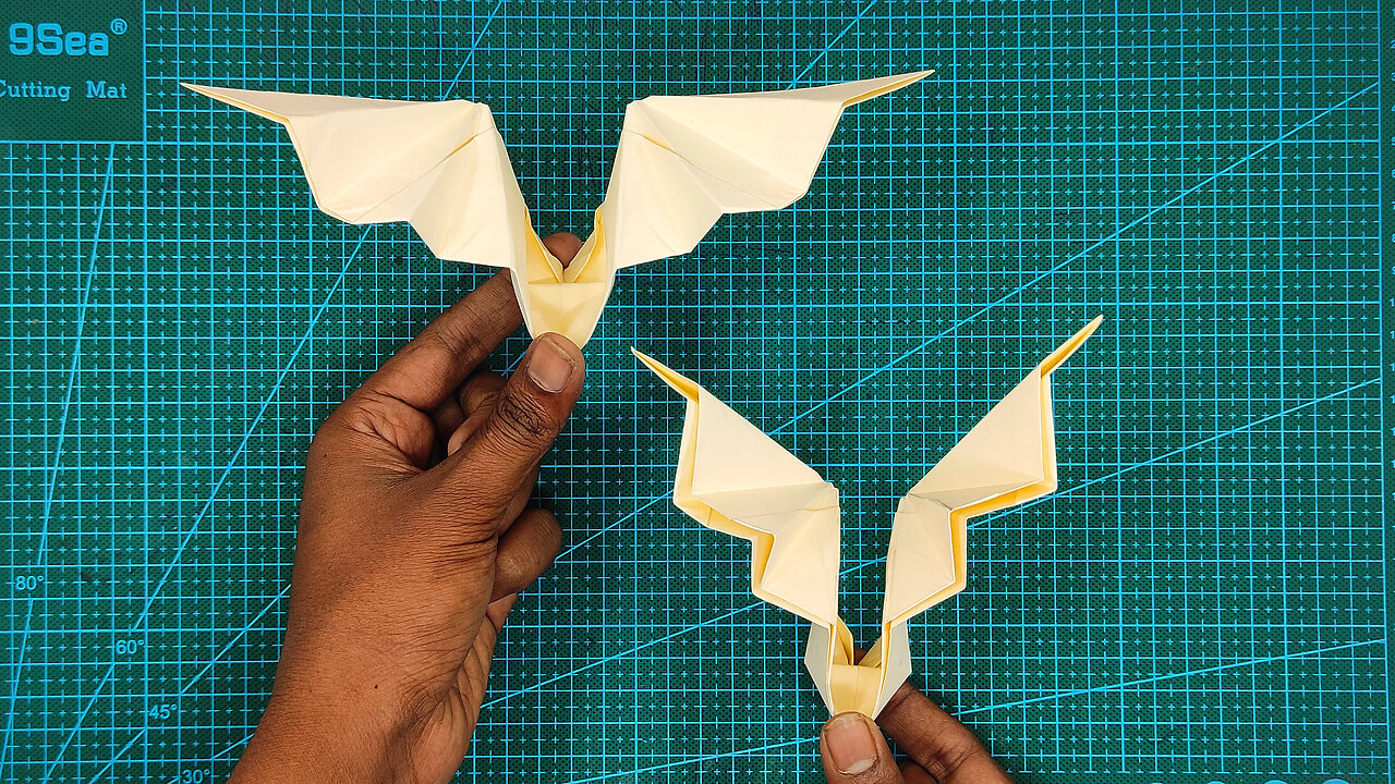 Origami Bat Step by Step || Handmade Paper Toy Making | Easy Paper Crafts