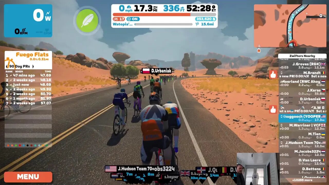 Zwift + MUZIC