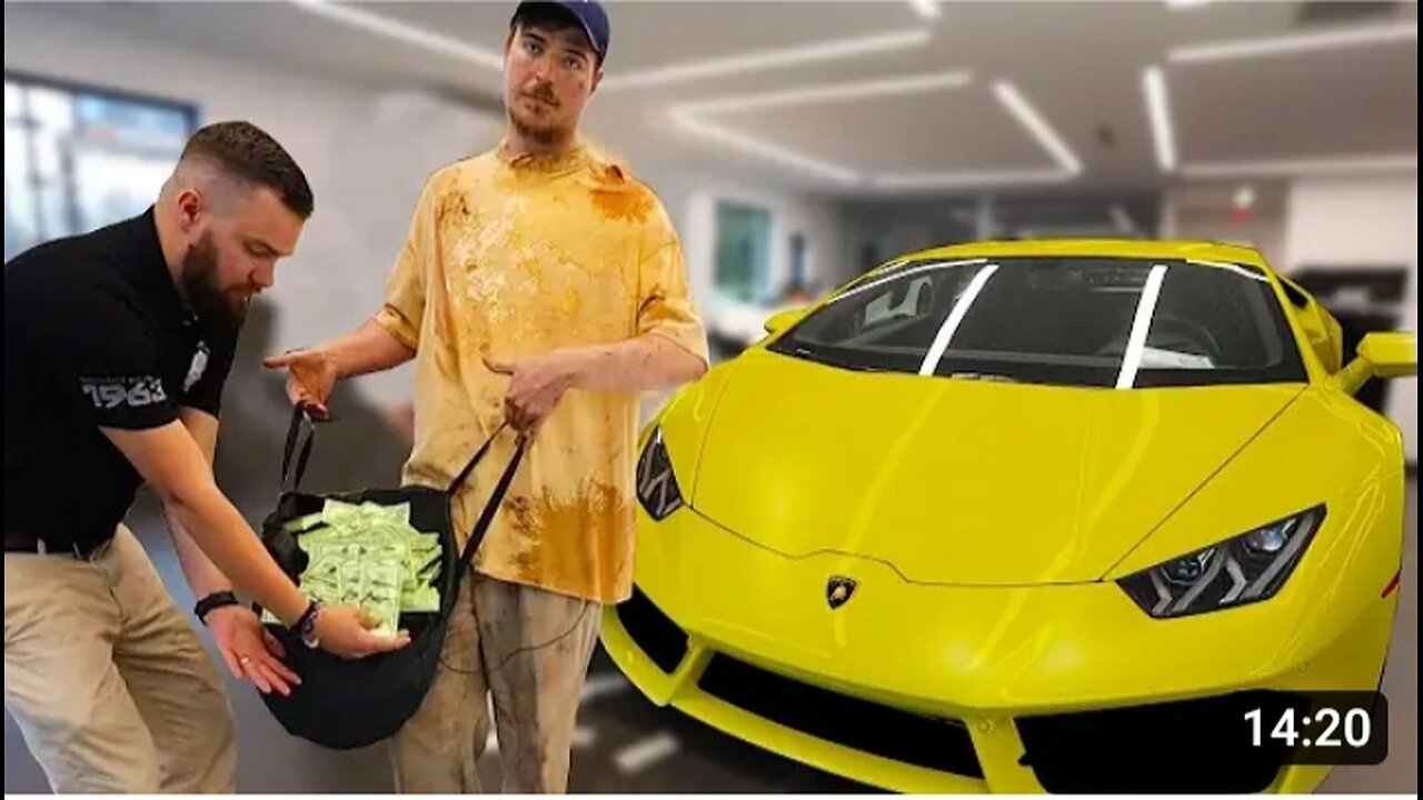 Homeless Man Buys A Lamborghini