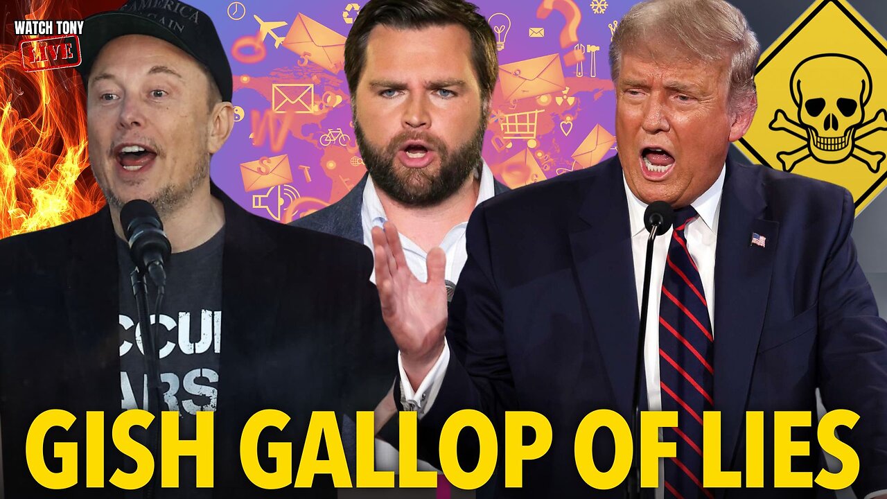 Trump’s Gish Gallop: Elon Turned Twitter into a MAGA LIE Machine | The Tony Michaels Podcast #750