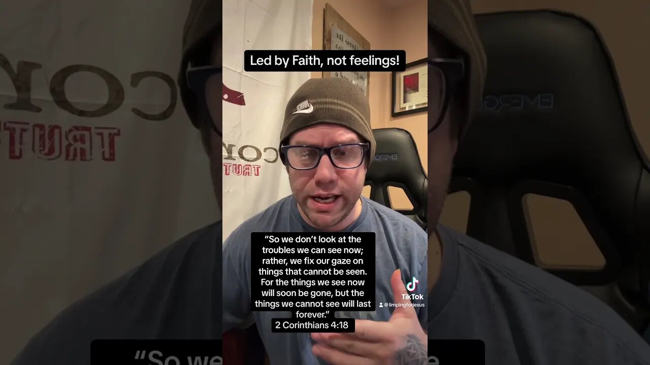Led by faith, not feelings! #God #cerebralpalsy #jesus #faith