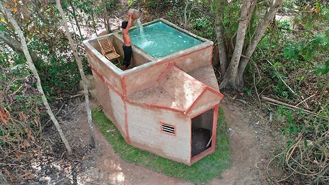 Building The Most Modern Swimming Pool On The Mud House