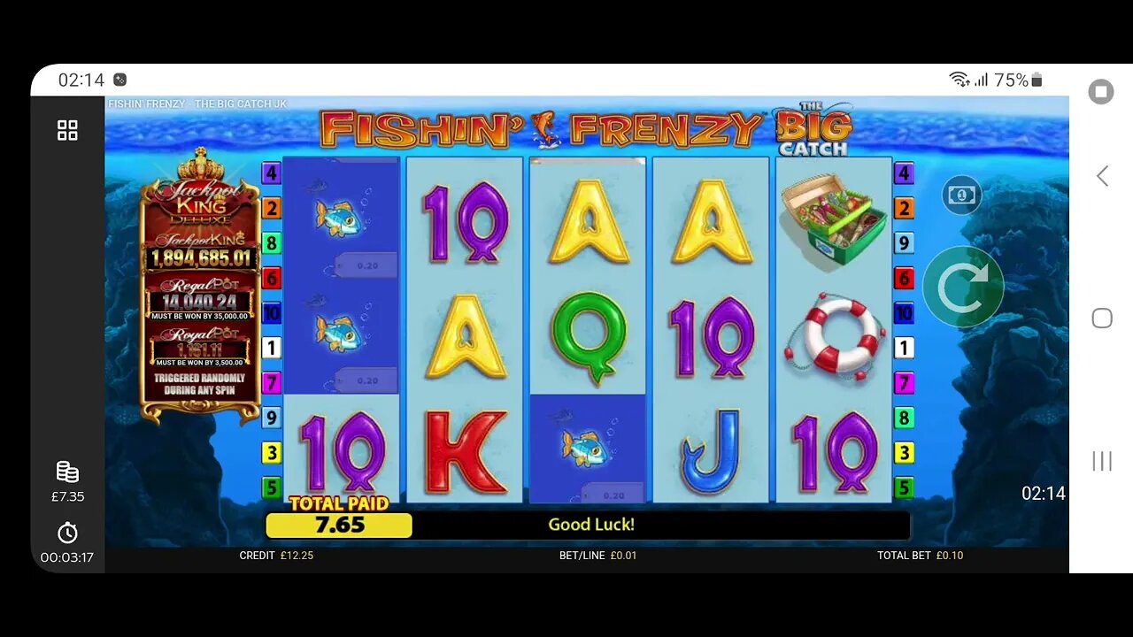 Fishin frenzy Big catch Can I Bonus ??.