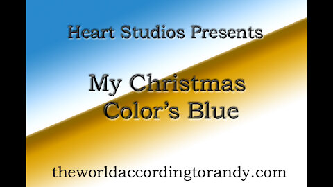 My Christmas Color's Blue