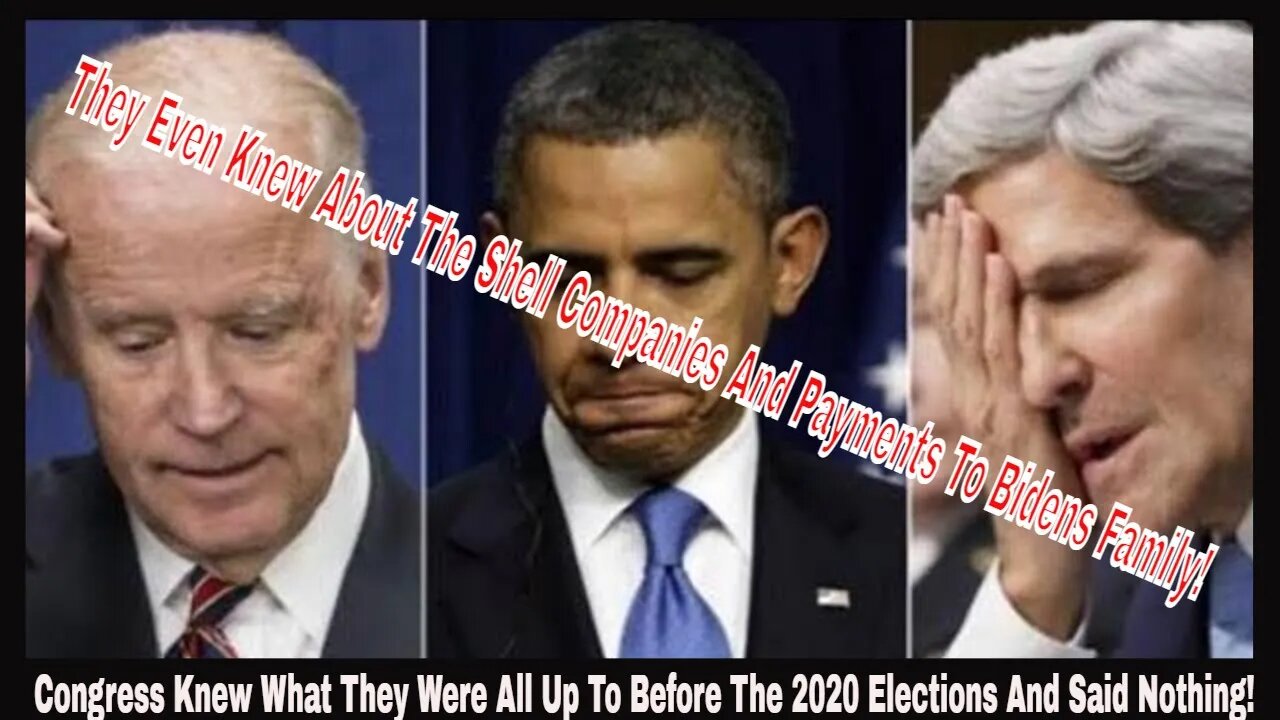 The Entire U.S. Government Knew About Biden Prior To 2020 Election! Read Page 86 & 87 Conclusion!