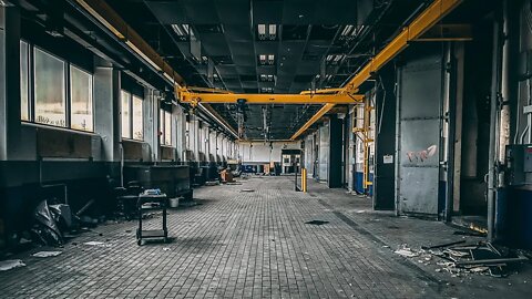 Exploring A Massive Airplane Engine Factory in Melrose Park Illinois Navistar International