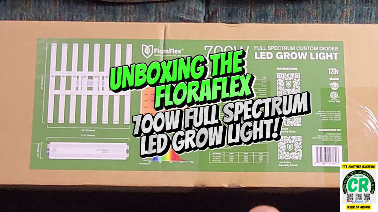 Unboxing and Assembling the FloraFlex 700W Full Spectrum Led Grow Light!