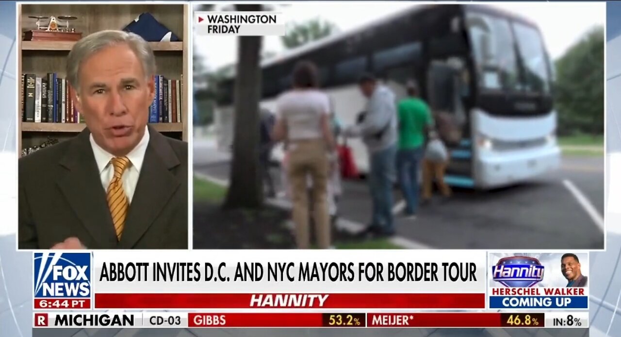 Texas Governor: We're Gonna Keep Sending Buses Of Illegals To Cities!