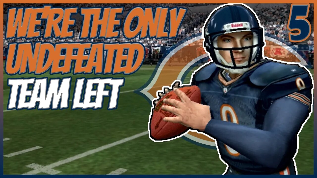 THE LAST REMAINING UNDEFEATED TEAM | Madden NFL 2005 Gameplay | Chicago Bears Franchise Ep. 5 (LIVE)