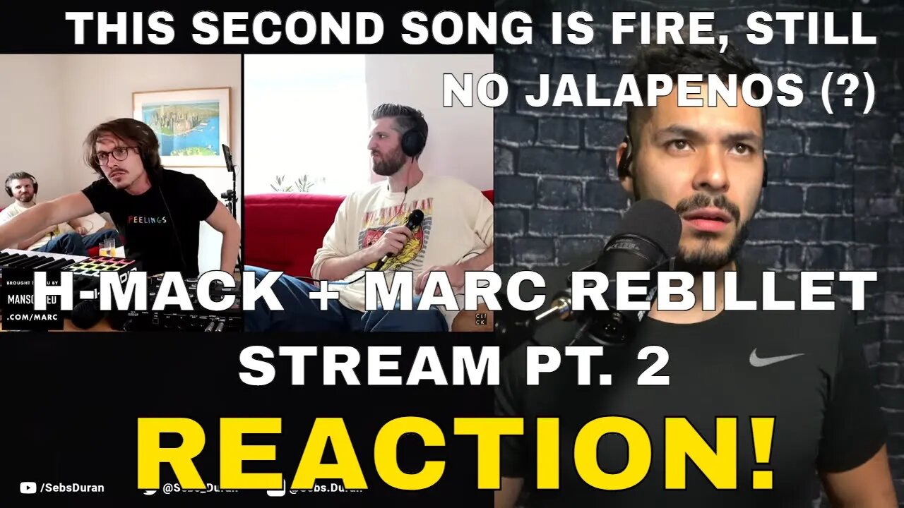 Harry Mack + Marc Rebillet's Reaction pt. 2 | FIRE song, but what is all this talk on jalapeños?