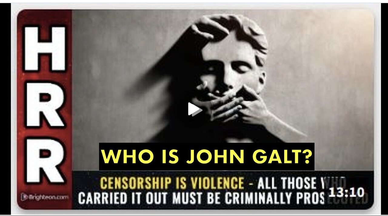 HRR MIKE ADAM W/ Censorship is VIOLENCE - All those who carried it out must be criminally prosecuted