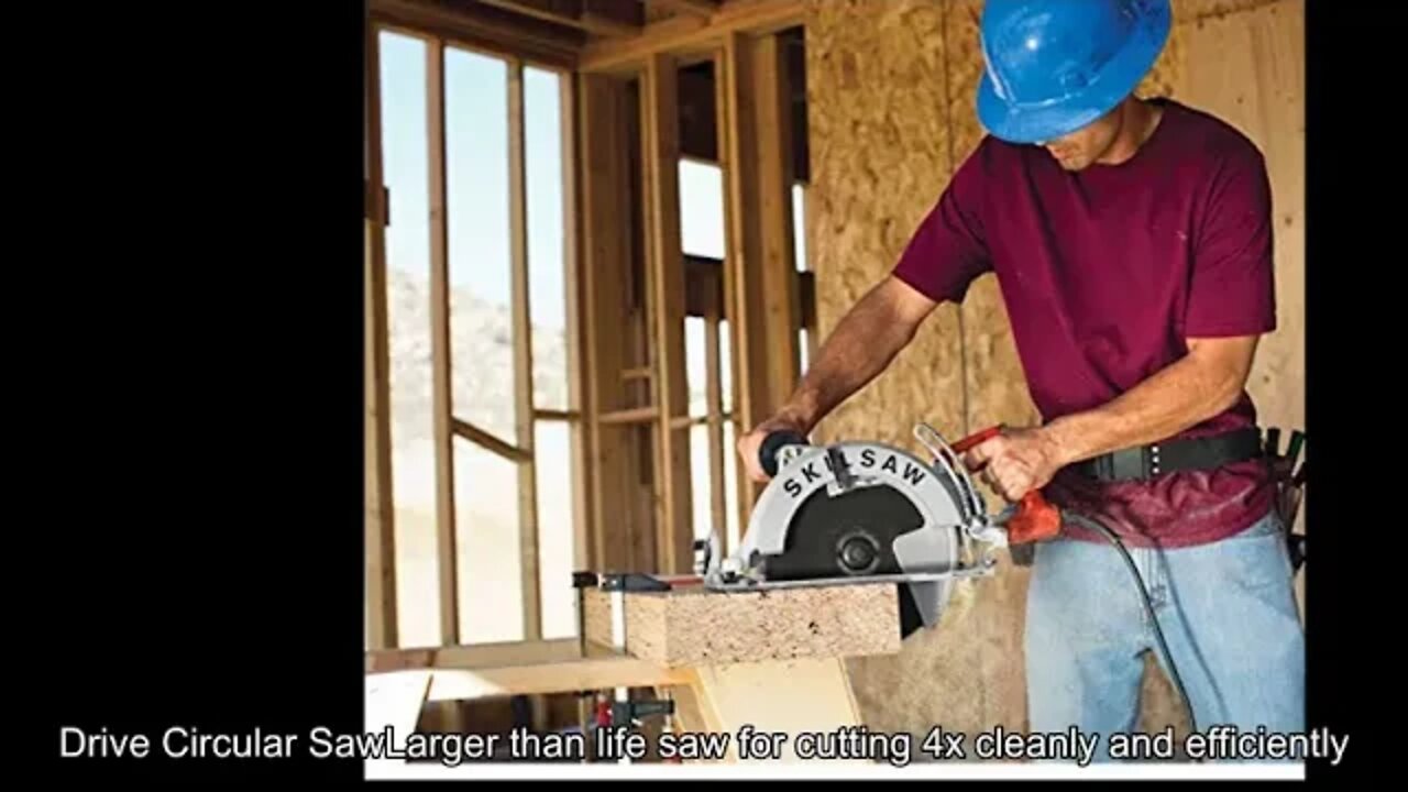 SKILSAW SPT70WM-01 15 Amp 10-1/4" Magnesium SAWSQUATCH Worm Drive Circular Saw