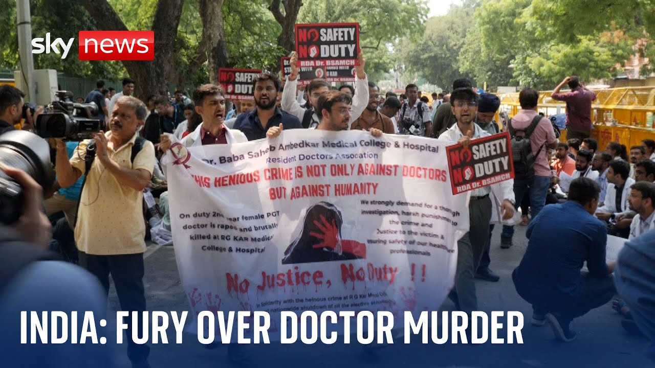 India: Doctors call for more protection after rape & murder of trainee medic