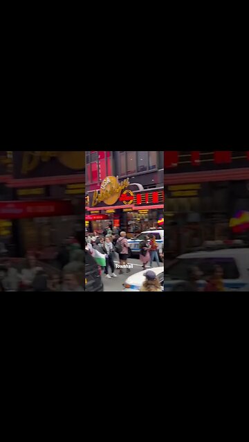 Pro-Hamas protesters marching through NYC