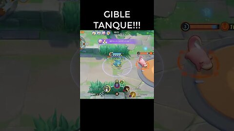 GIBLE COM COMFEY FICA MUITO TANQUE 😎😎POKÉMON UNITE #shorts