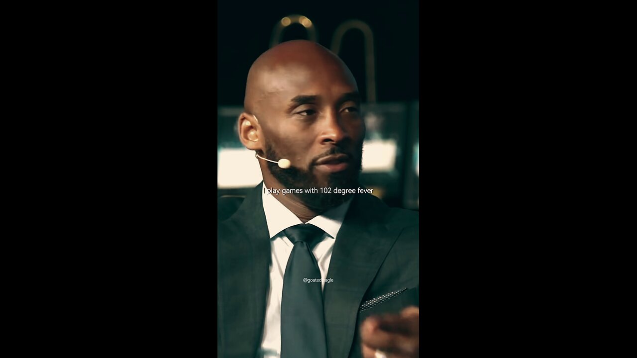 Kobe Bryant on staying locked in.