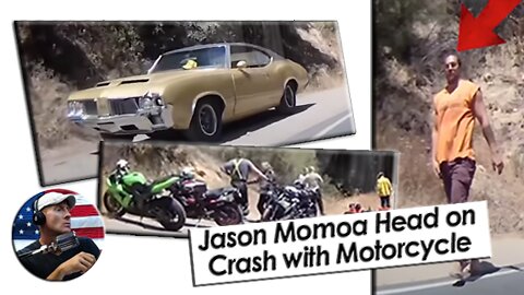 Reaction Video: Jason Momoa hits a Motorcycle Head On
