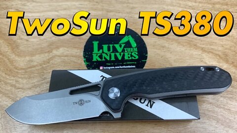 TwoSun TS380 / Includes Disassembly / this knife just does so many things right !