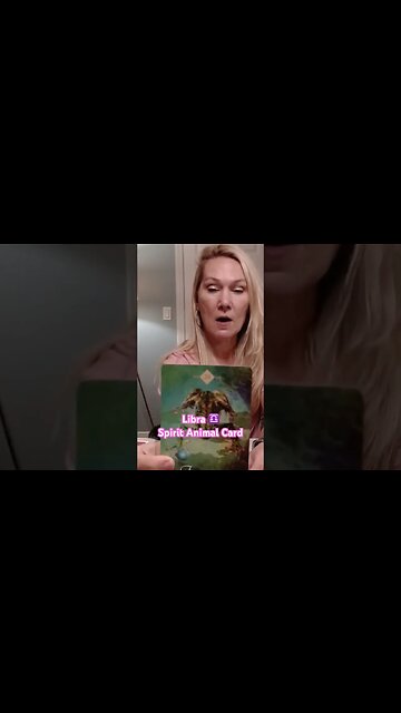 Libra ♎️ spirit animal card #libra #oraclecards