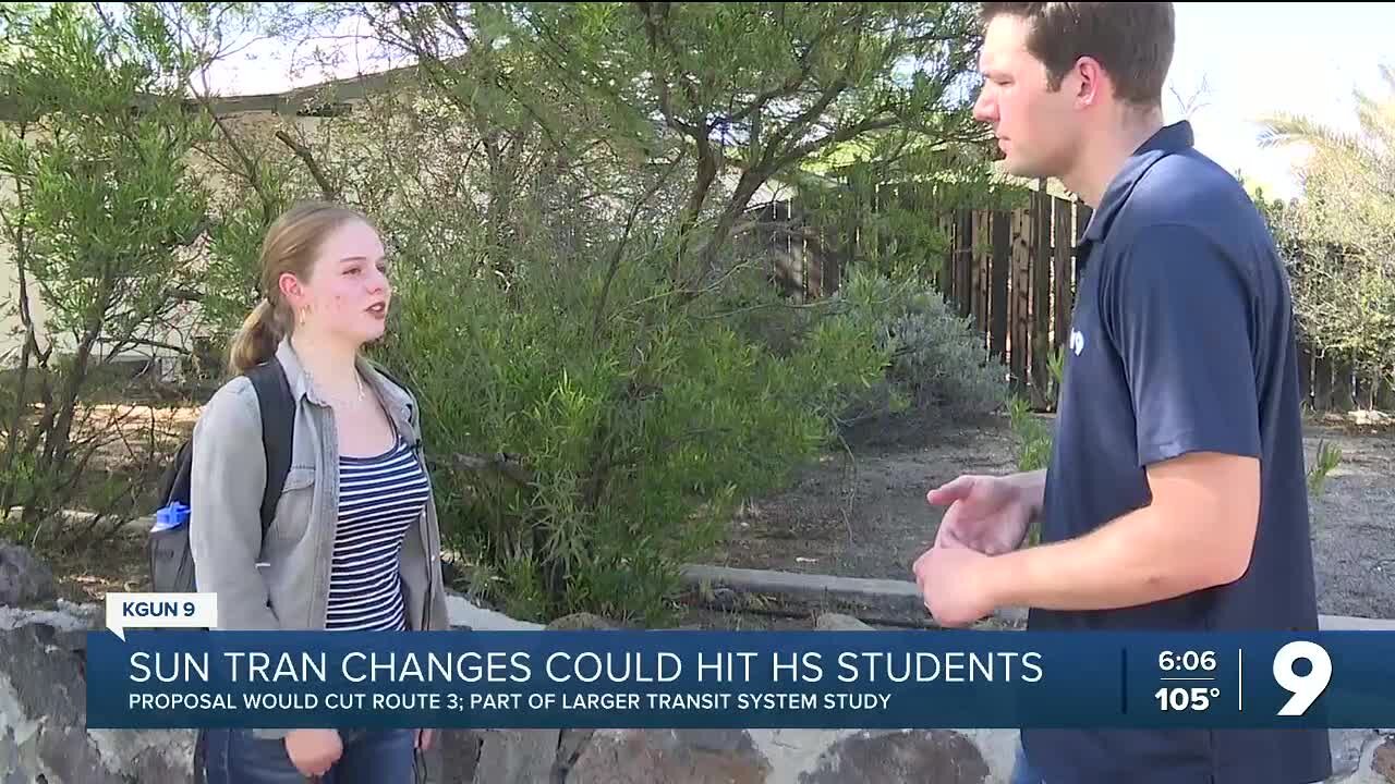 Proposed Sun Tran changes could hit Tucson students