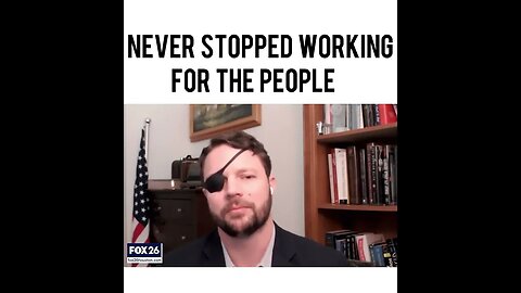 Dan Crenshaw Never Stopped Working for the People