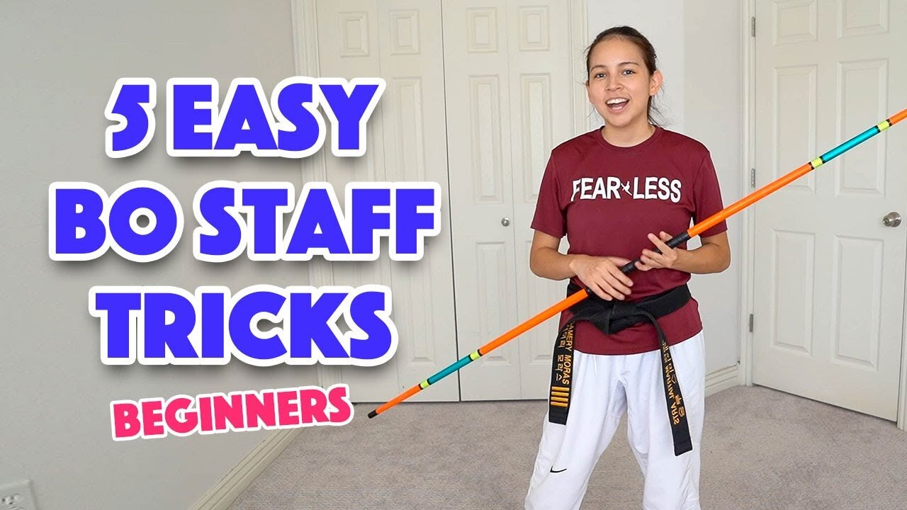 Easy Bo Staff Tricks for Beginners | Taekwondo, Karate, Martial Arts.