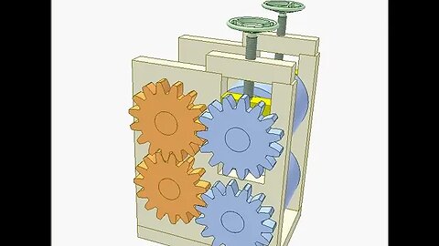 2724 Transmission between two parallel shafts with adjustable axle distance 1
