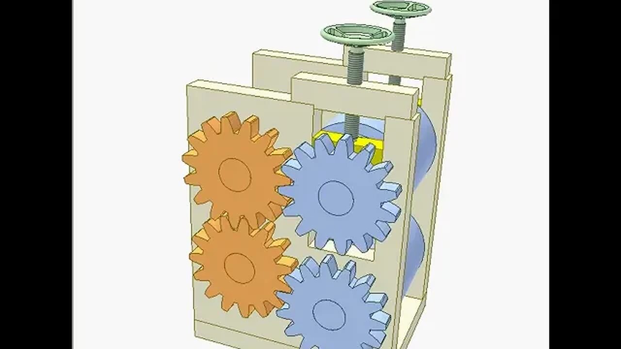 2724 Transmission between two parallel shafts with adjustable axle distance 1