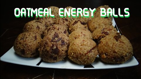 Oatmeal Energy Balls (no-bake recipe)