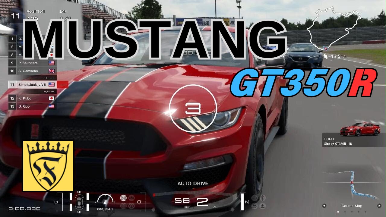 Intense Mustang GT350R Race