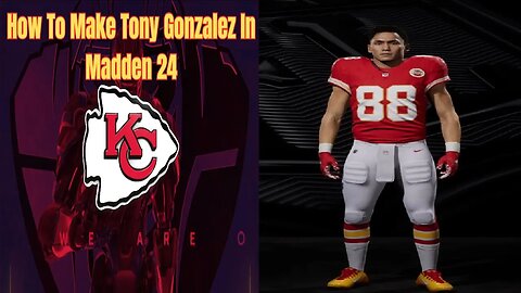 How To Make Tony Gonzalez In Madden 24