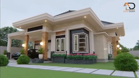 Desain Rumah 10x16m ada Musolah dan Garasi | Owner: Ibu Mirah Sari - Sampit Kalimantan Tengah