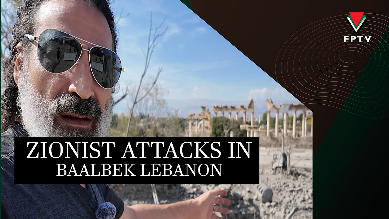 Visit to Archeological Sites Damaged by Zionist Attacks on Baalbek, Lebanon.