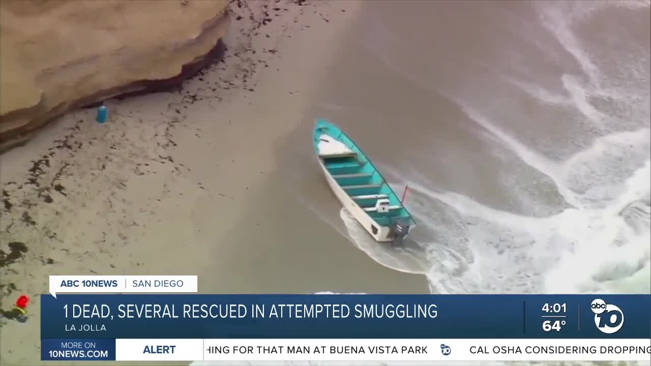 1 dead, several rescued in attempted smuggling off La Jolla