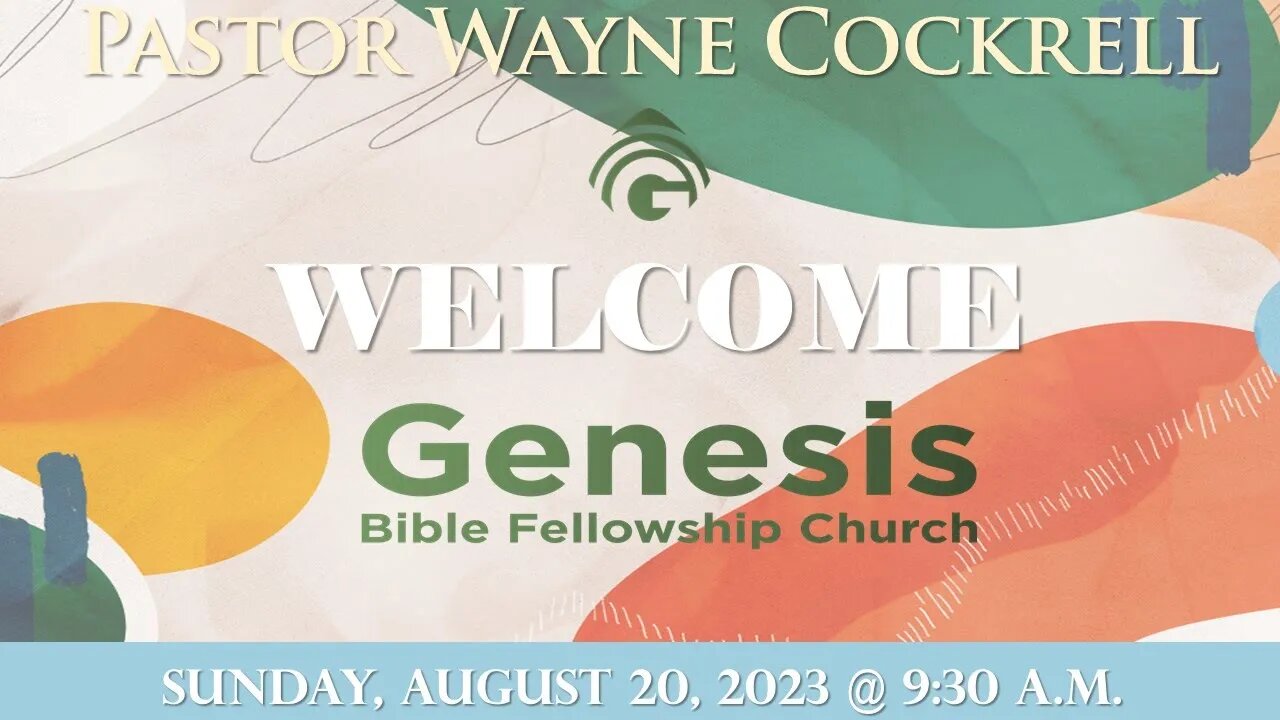 Groaning Has An End Date - GBFC'S Live Stream Service 8.20.2023