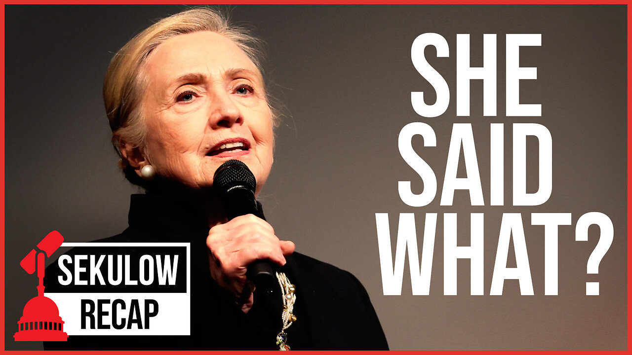 Hillary JUST Said Something Absolutely Ridiculous