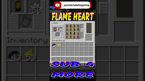 Flame Heart Banner | Minecraft