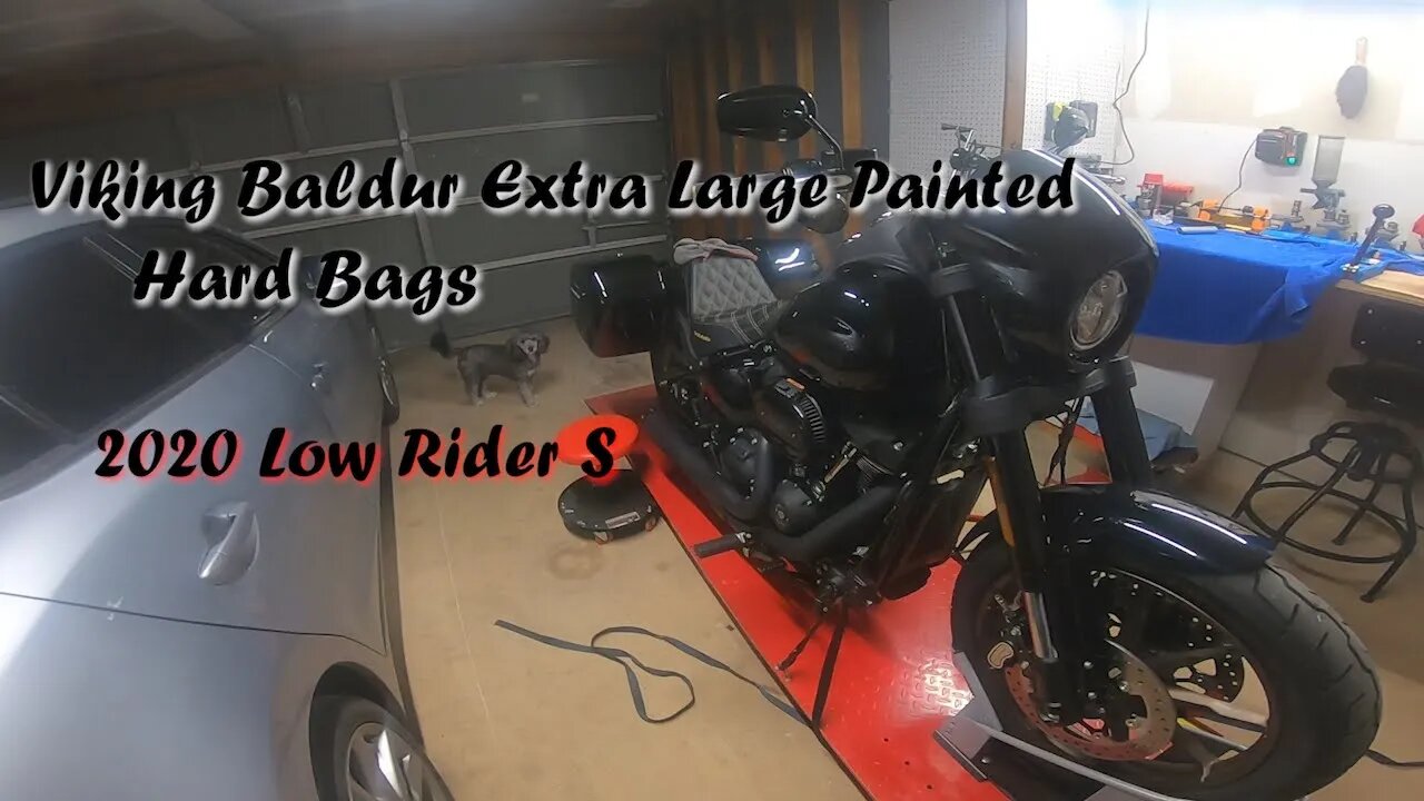 Viking Saddlebags Lamellar Baldur Extra Large | 2020 Low Rider S