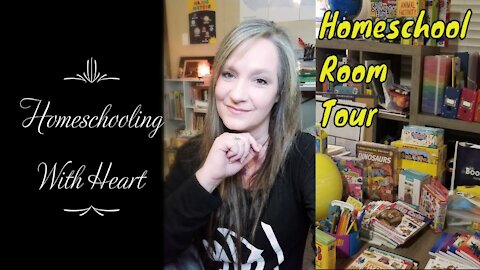 HOMESCHOOL ROOM TOUR 💖 Come Along With Me and Visit Our Homeschool Room