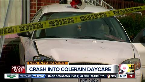 Driver crashes into Colerain Avenue day care, dies