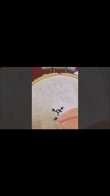 BLACKWORK EMBROIDERY | 1544 Flemish Pattern | #shorts