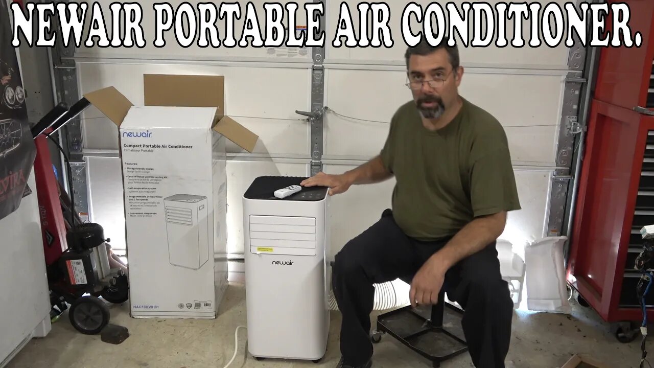 Newair Compact Portable AC Unit. 10000 btu's of cold air right where you need it. The NAC10KWH01