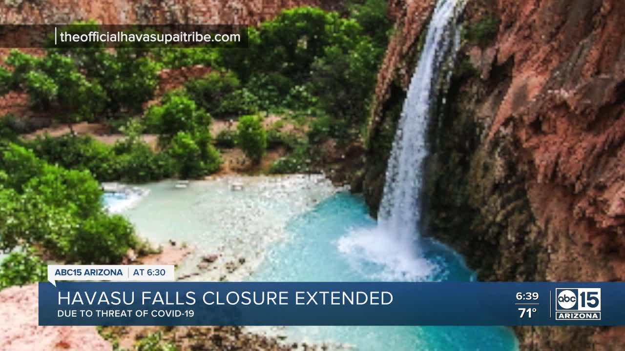 Havasu Falls closure extended