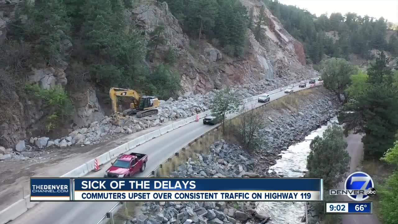 Highway 119 reopens in Boulder Canyon following massive rockslide