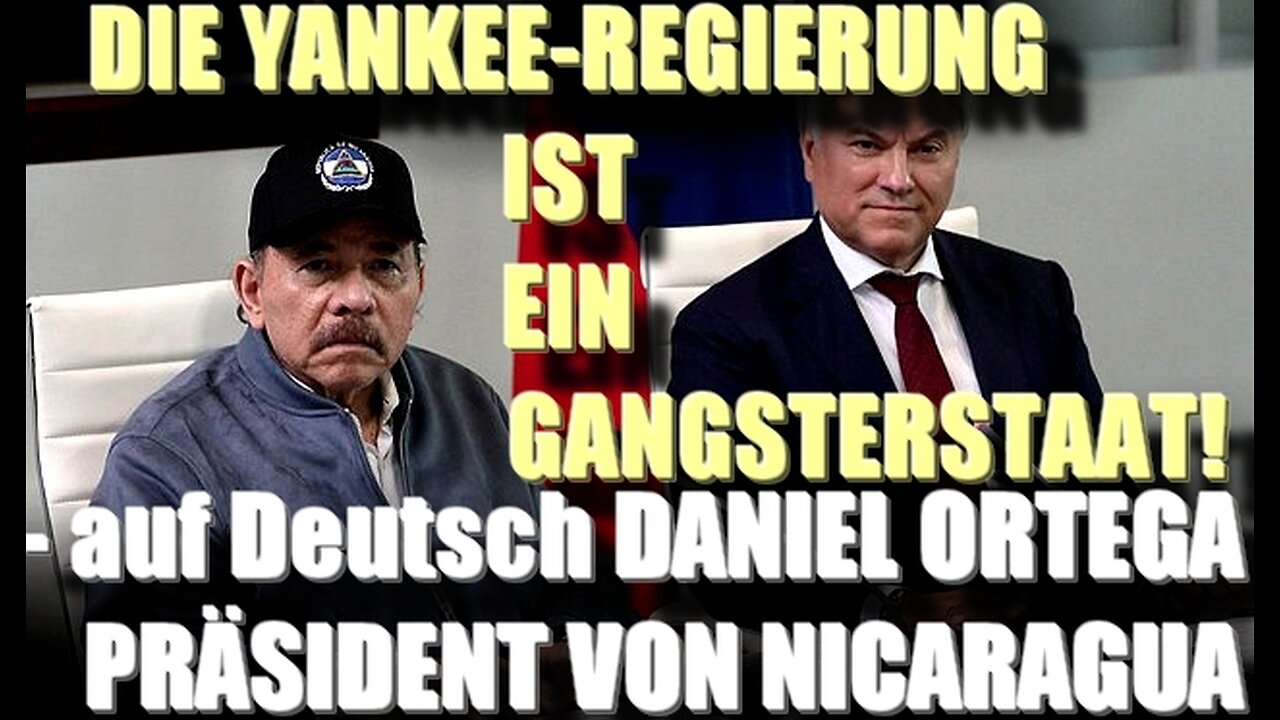 Präsident von Nicaragua, Daniel Ortega auf Deutsch | NATO ist der größte Verbrecher des Planeten